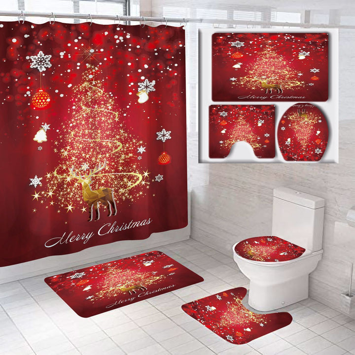 Christmas Themed Bathroom Set Kalsten