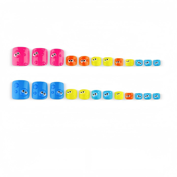 Nail Art Set with Playful Eye Designs Kalsten