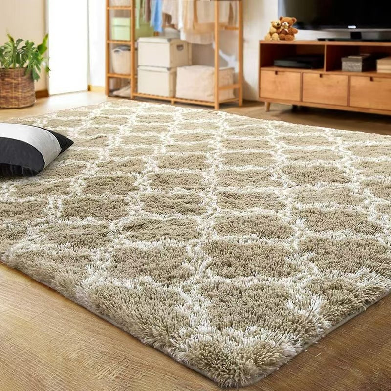 Geometric Plush Area Rug