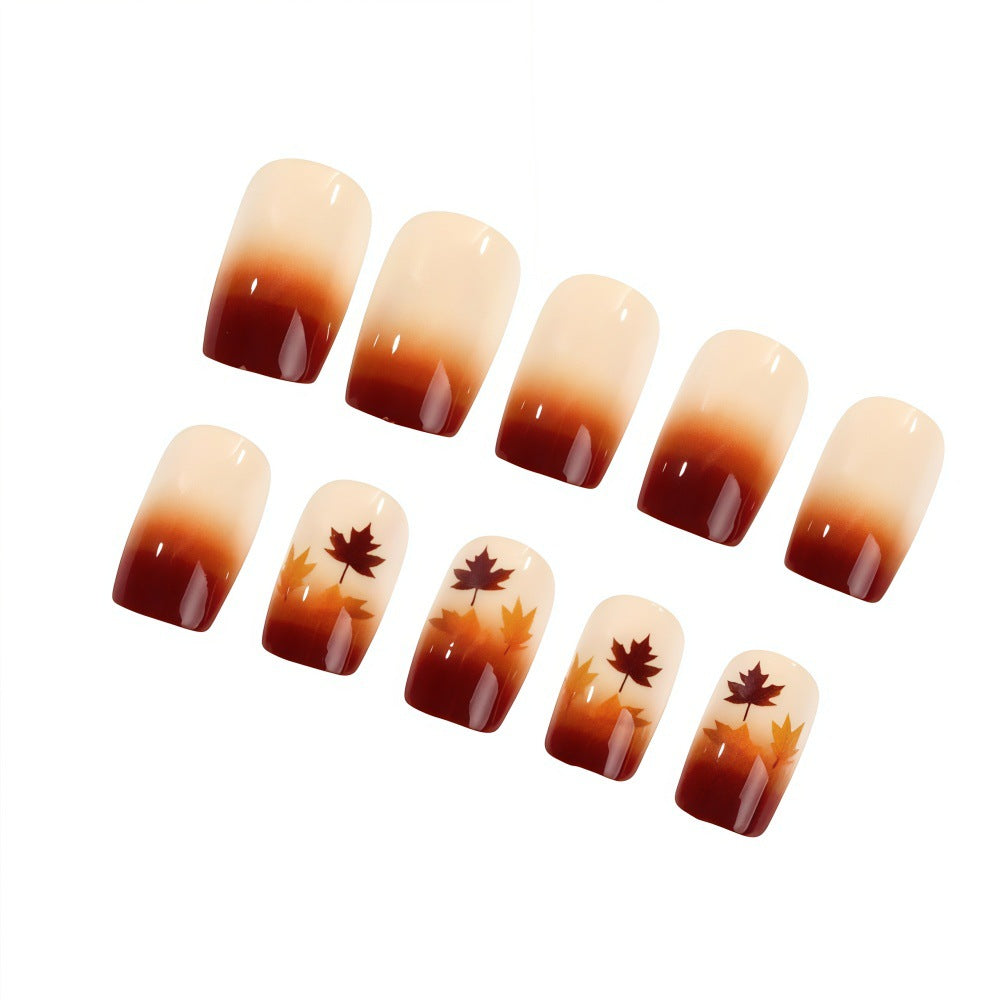 Artificial nails with autumn design Kalsten