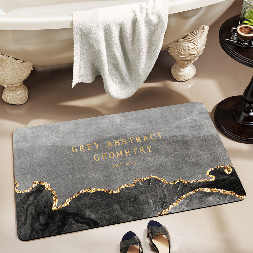 Ornate Decorative Bath Mat Kalsten