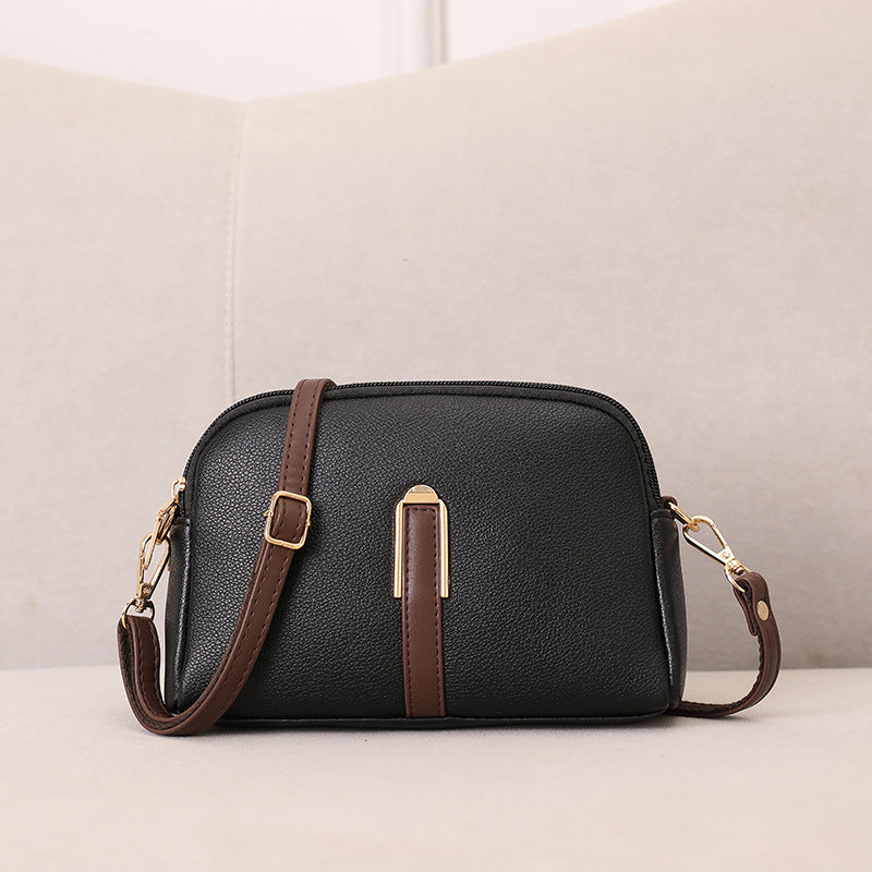 Elegant Multi-Pocket Crossbody Handbag