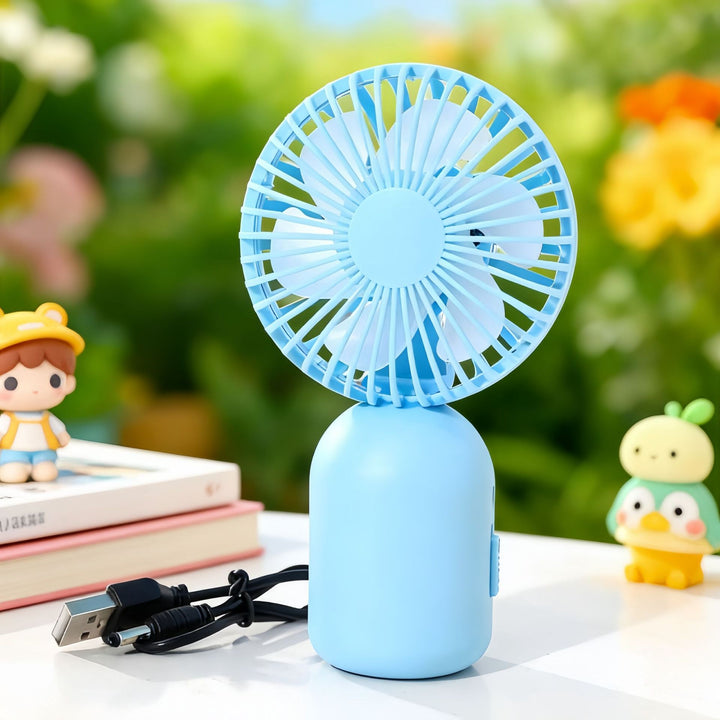 Ladies portable USB hand fan with flexible design Kalsten