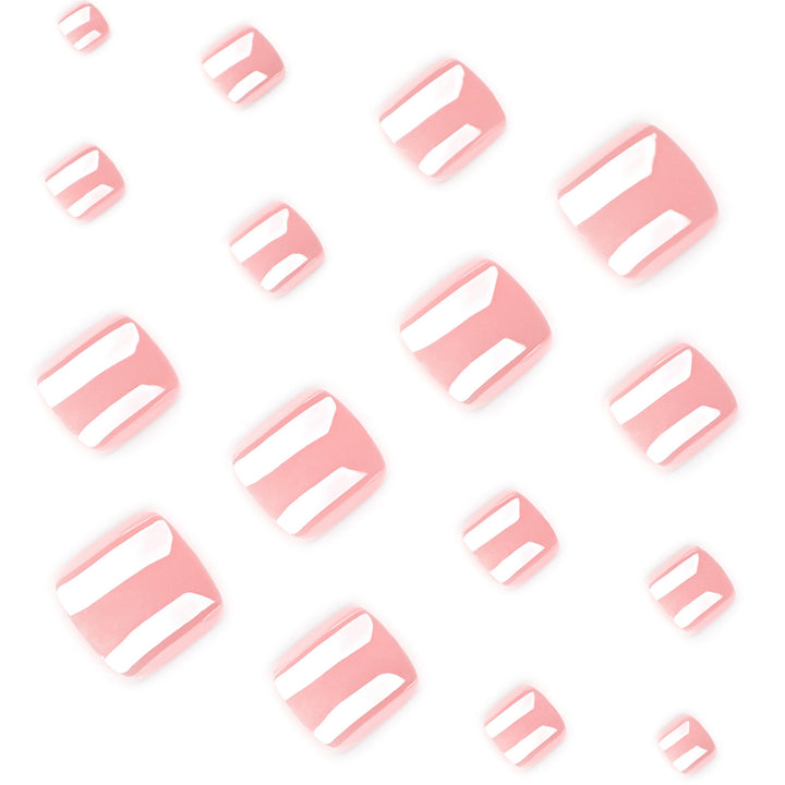 Artful toenail design in high-gloss look Kalsten