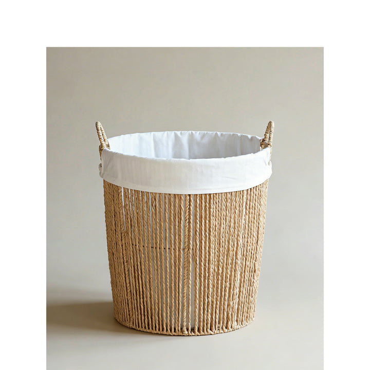 Braided basket with fabric insert Kalsten