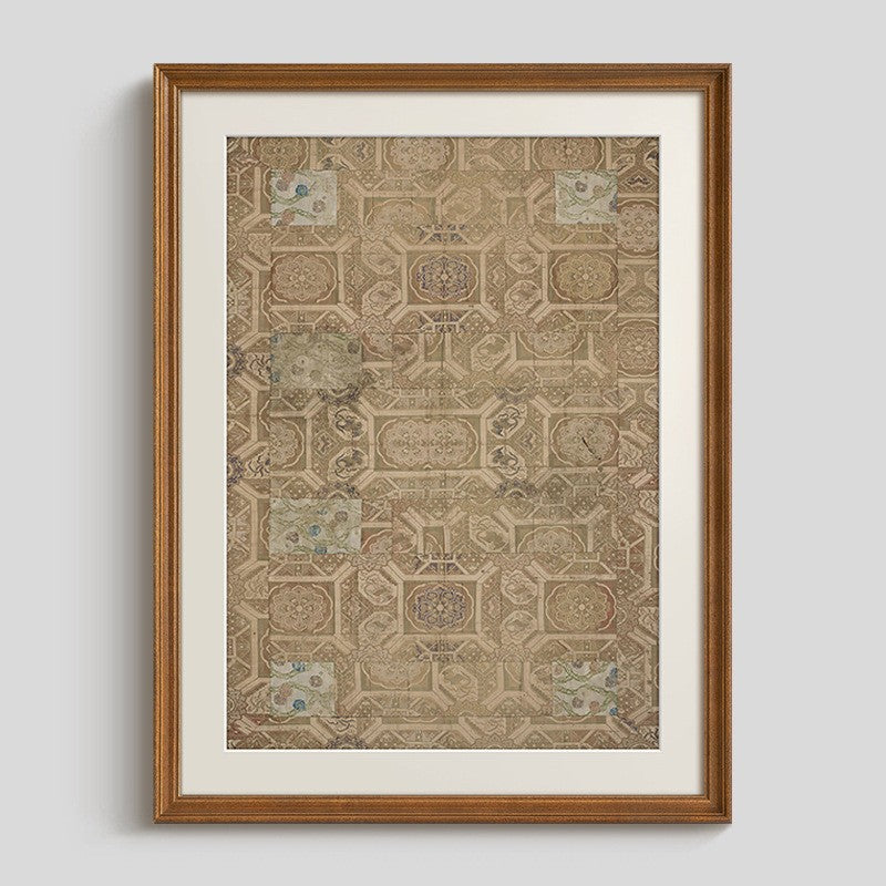 Decorated framed wall art