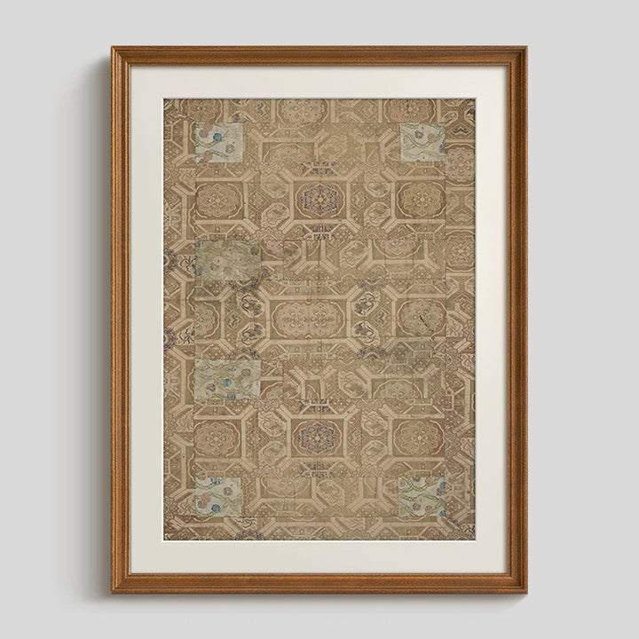 Decorated framed wall art
