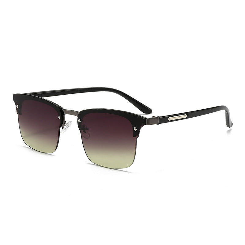 Ladies elegant square sunglasses with metallic accents Kalsten