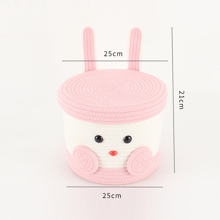 Playful Storage Basket in Bunny Design Kalsten