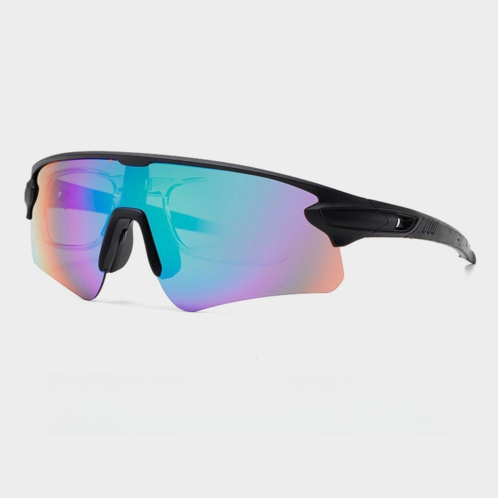 Unisex sporty high-performance sunglasses with aerodynamic design and adjustable nose pad Kalsten
