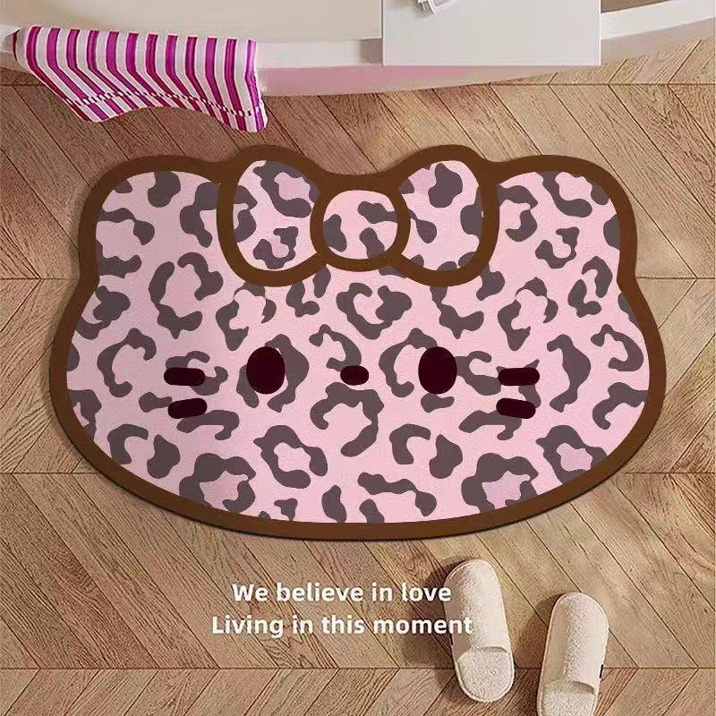 Hello Kitty Themed Plush Bath Mat