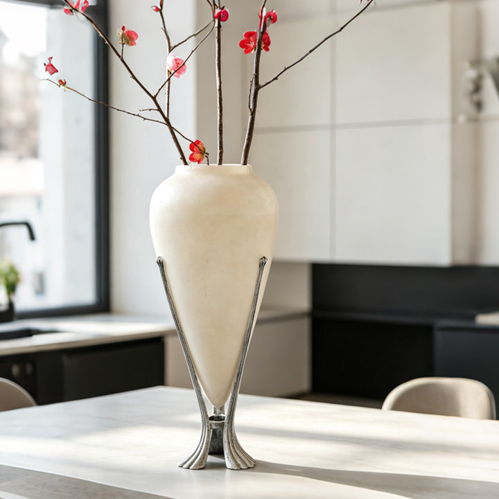 Elegant Stone Decorative Vase