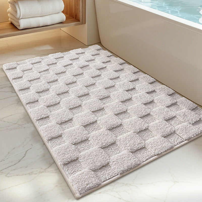 Textured Memory Foam Bath Mat Kalsten