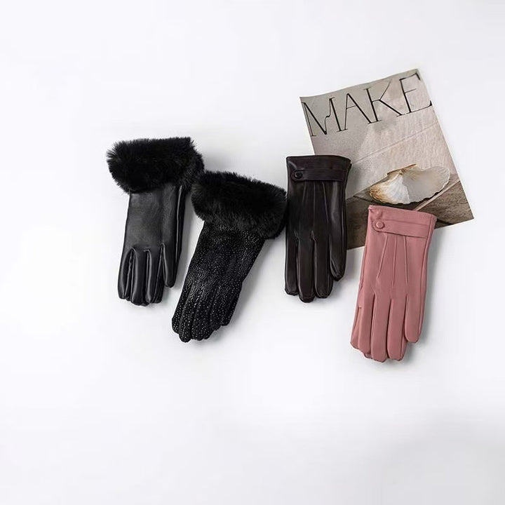 Elegant Touchscreen Leather Gloves Kalsten