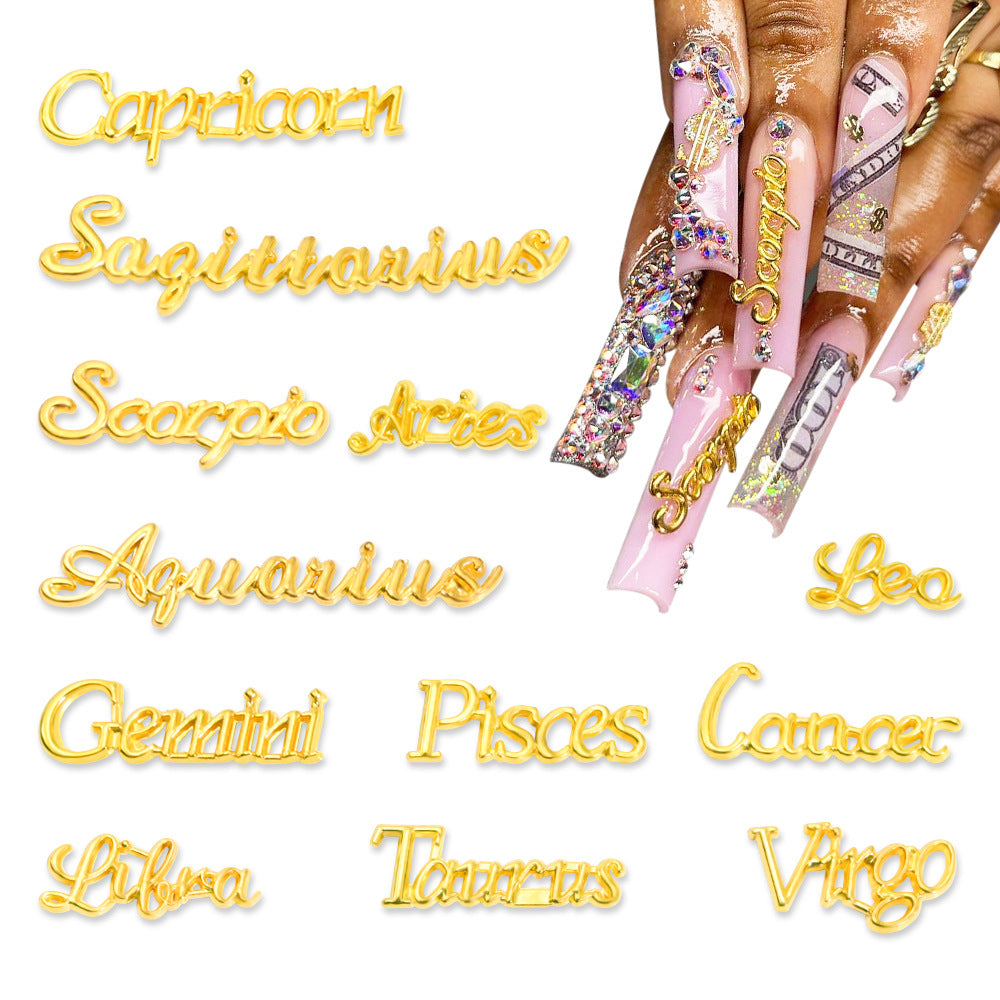 Zodiac Nail Art Charms