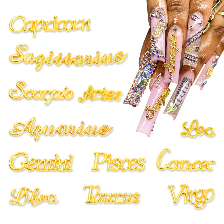 Zodiac Nail Art Charms