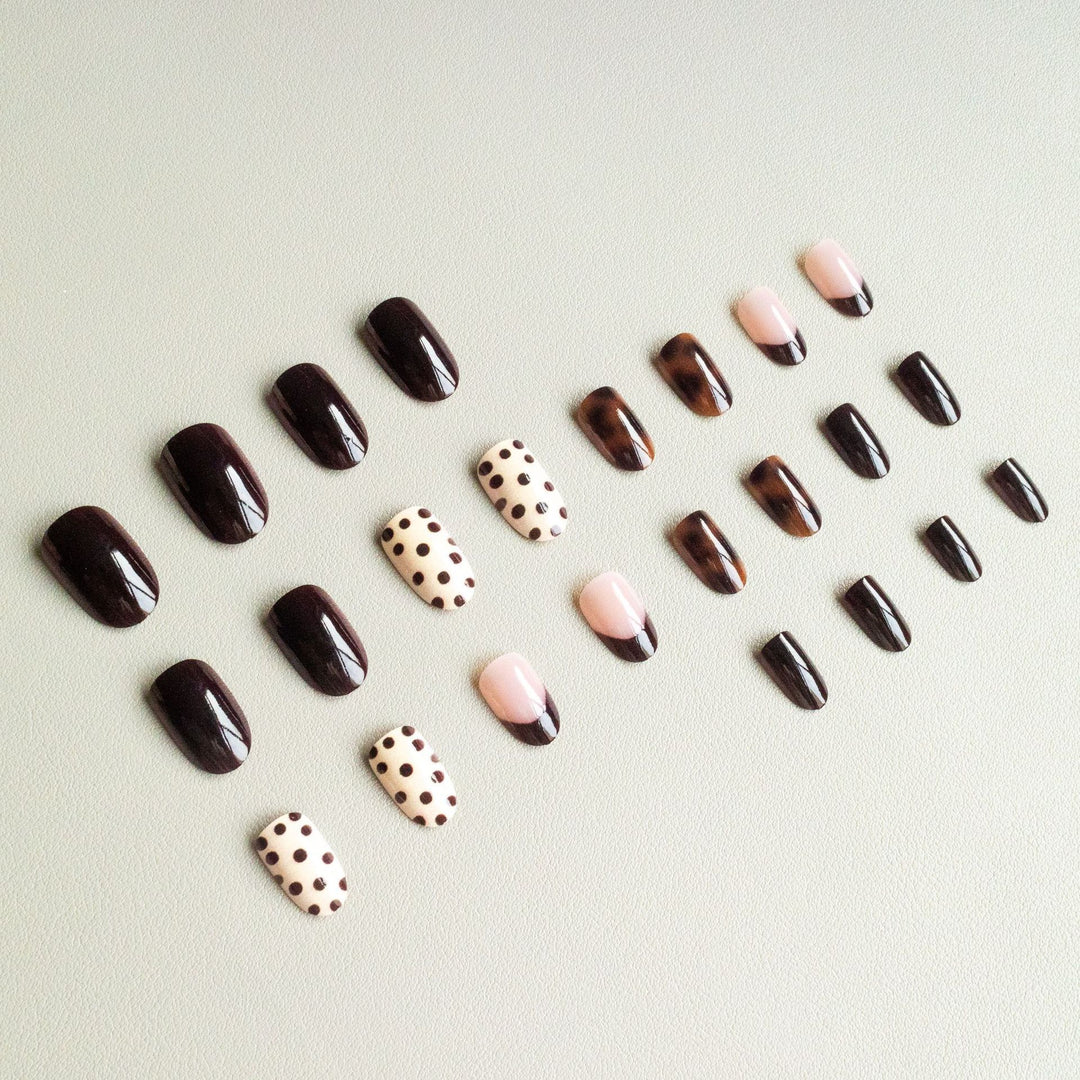 Trendy Multi-Patterned Nail Art Set