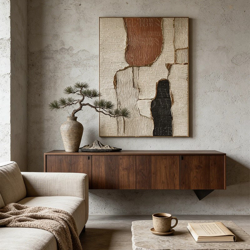 Modern Minimalist Geometric Canvas Artwork