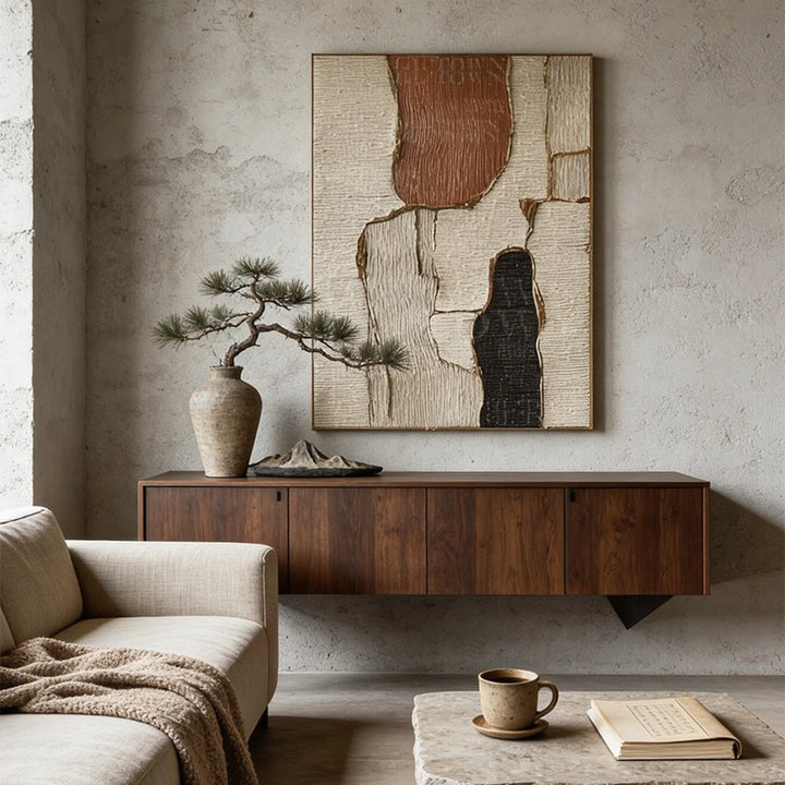 Modern Minimalist Geometric Canvas Artwork