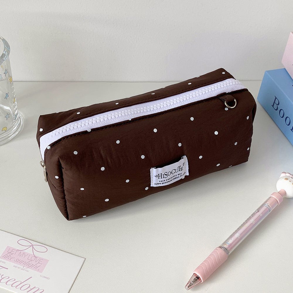 Polka Dot Pencil Case