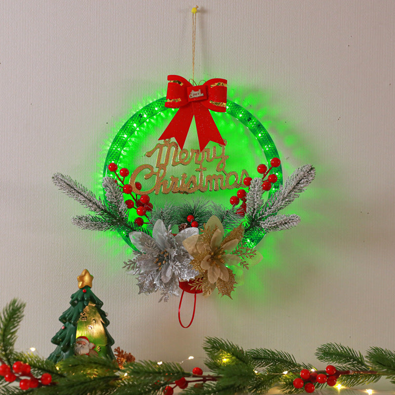 Illuminated Christmas Wreath Kalsten