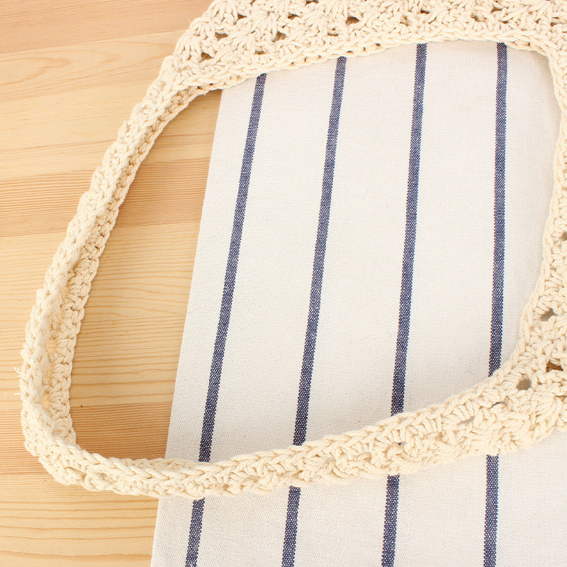 Handbag Made of Hand-Knotted Natural Material Kalsten