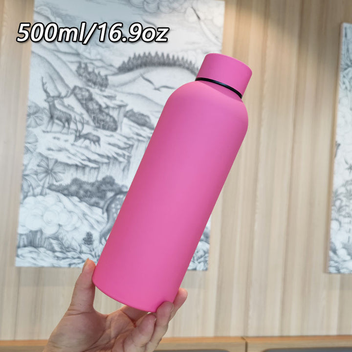 Ladies High Quality Stainless Steel Drinking Bottle with Non-Slip Grip Kalsten