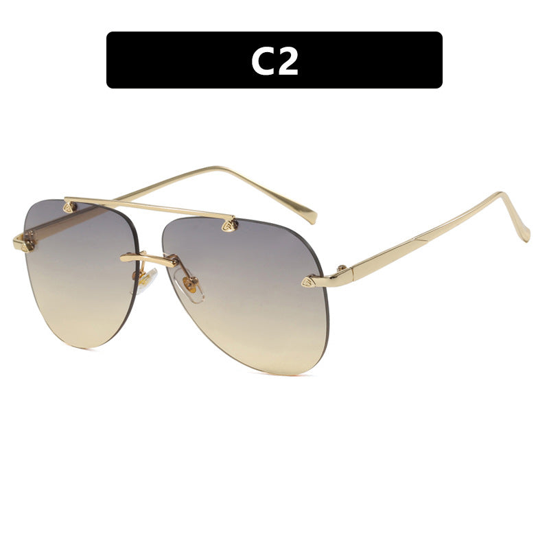 Women's elegant pilot sunglasses with UV protection and reflective lenses Kalsten