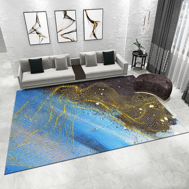 Artistic Wave Pattern Area Rug