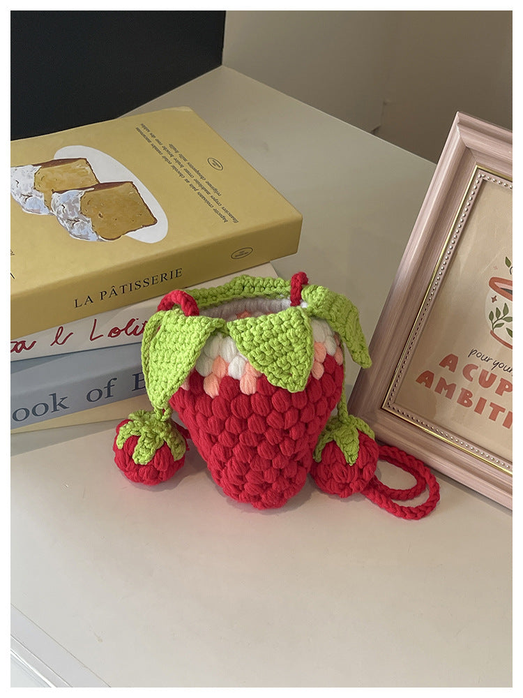 Decorative Crochet Strawberry
