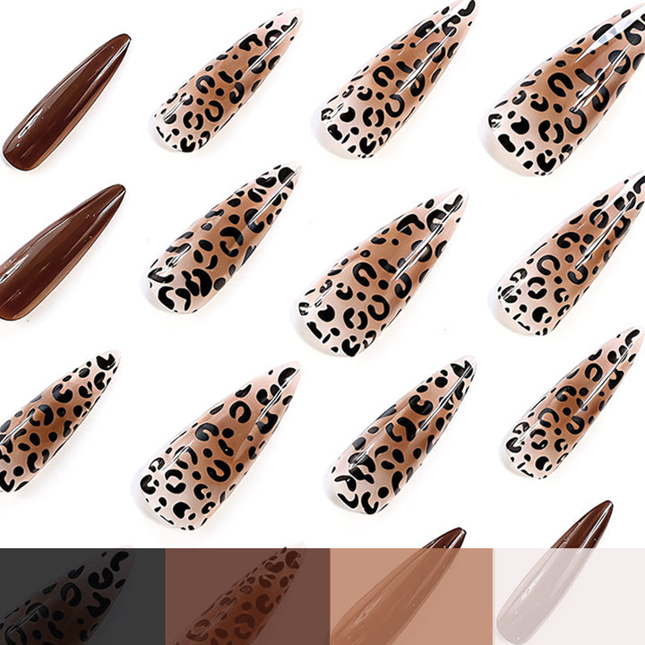 Artistic Leopard Print Nail Art Kalsten