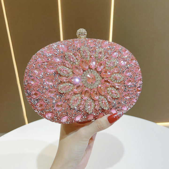 Ornate Crystal Evening Clutch