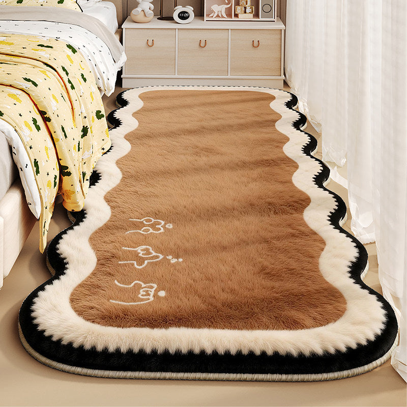 Plush Cartoon-Themed Area Rug