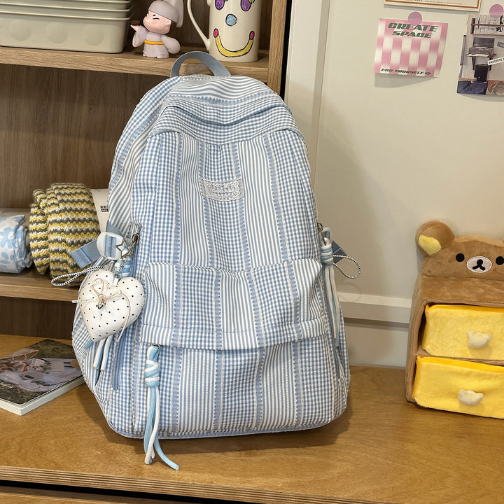 Stylish Striped Casual Backpack Kalsten