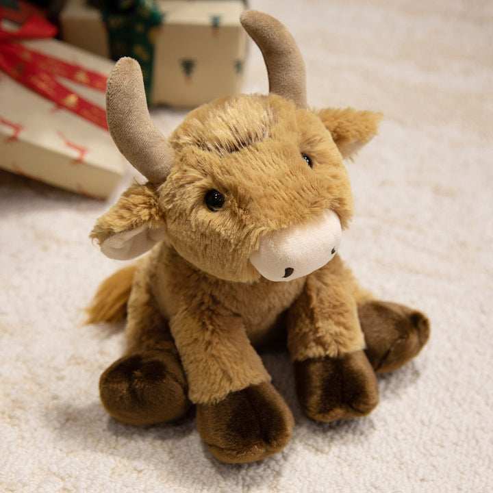Premium Plush Lamb Comforter Stuffed Toy with Soft Faux-Fur and Embroidered Features Kalsten