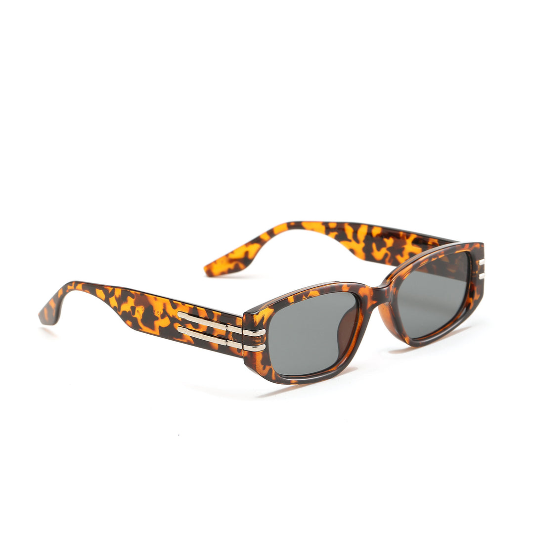 Women's fashionable rectangular sunglasses with elegant metal accents Kalsten