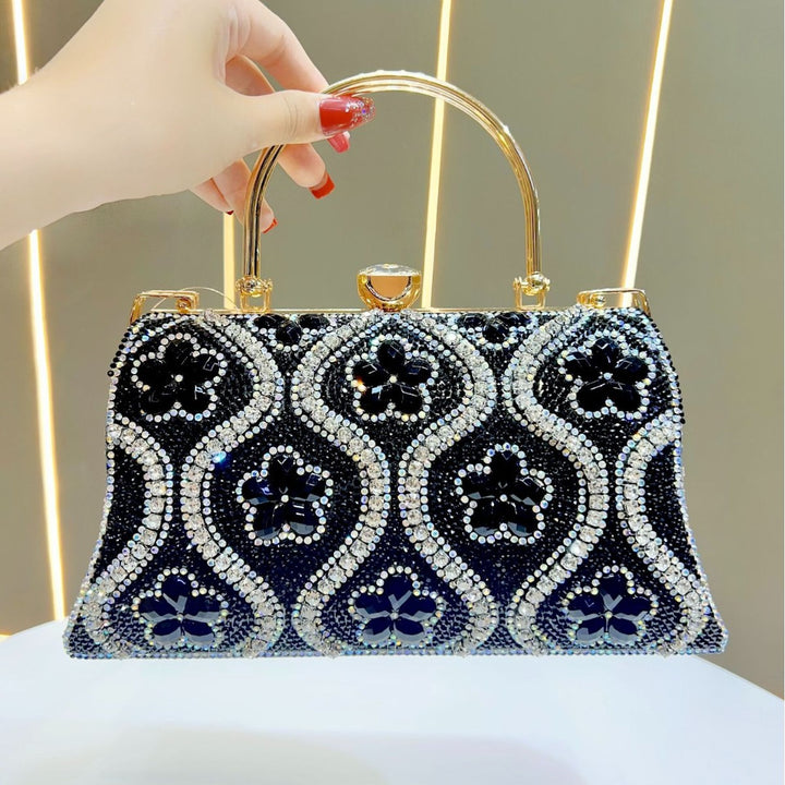 Rhinestone Embellished Evening Clutch