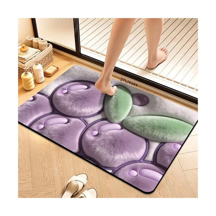 Plush Avocado-Themed Bath Mat Kalsten