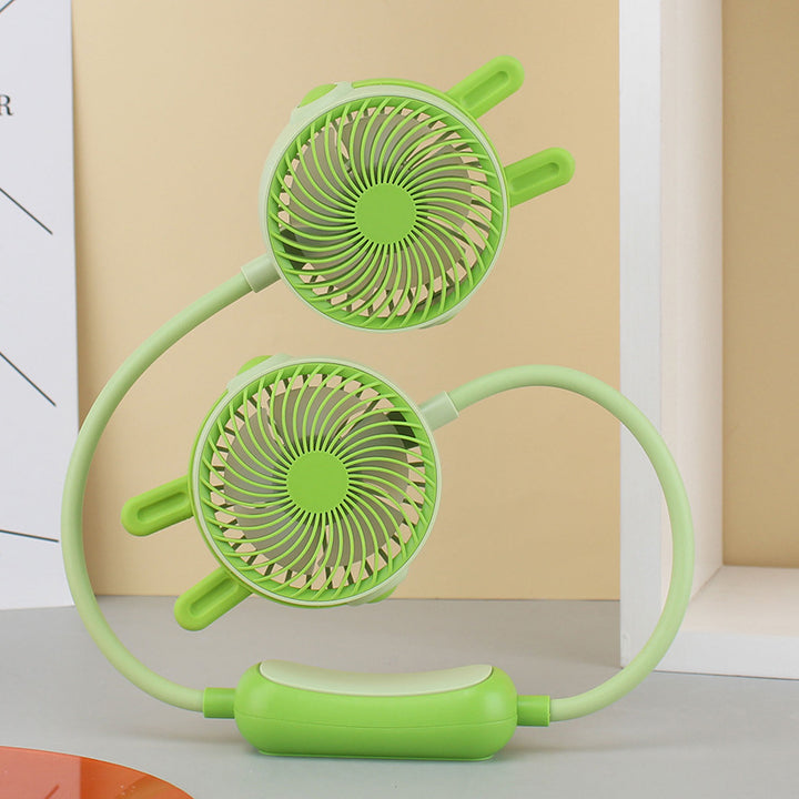 Women's Portable Mini Neck Fan with Dual Blower Kalsten