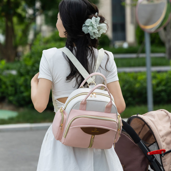 Stylish Multi-Compartment Diaper Bag Kalsten