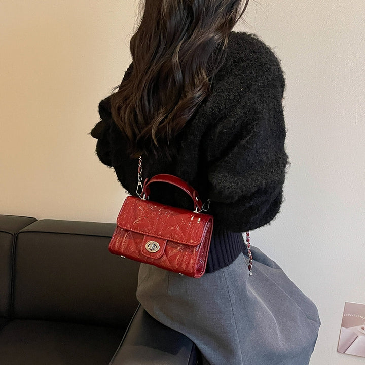 Quilted Faux Leather Crossbody Bag Kalsten