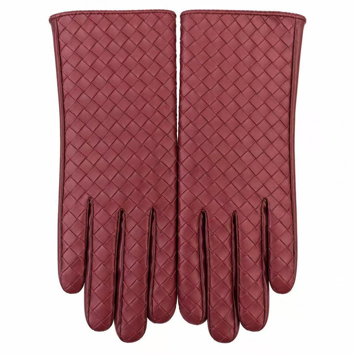 Premium Woven Leather Gloves Kalsten