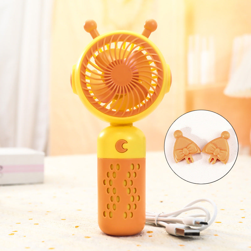 Ladies Portable Mini Handheld Fan with Cat Ears Kalsten