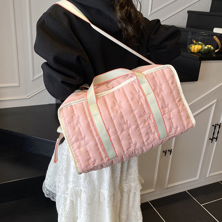 Stylish Quilted Duffel Bag Kalsten