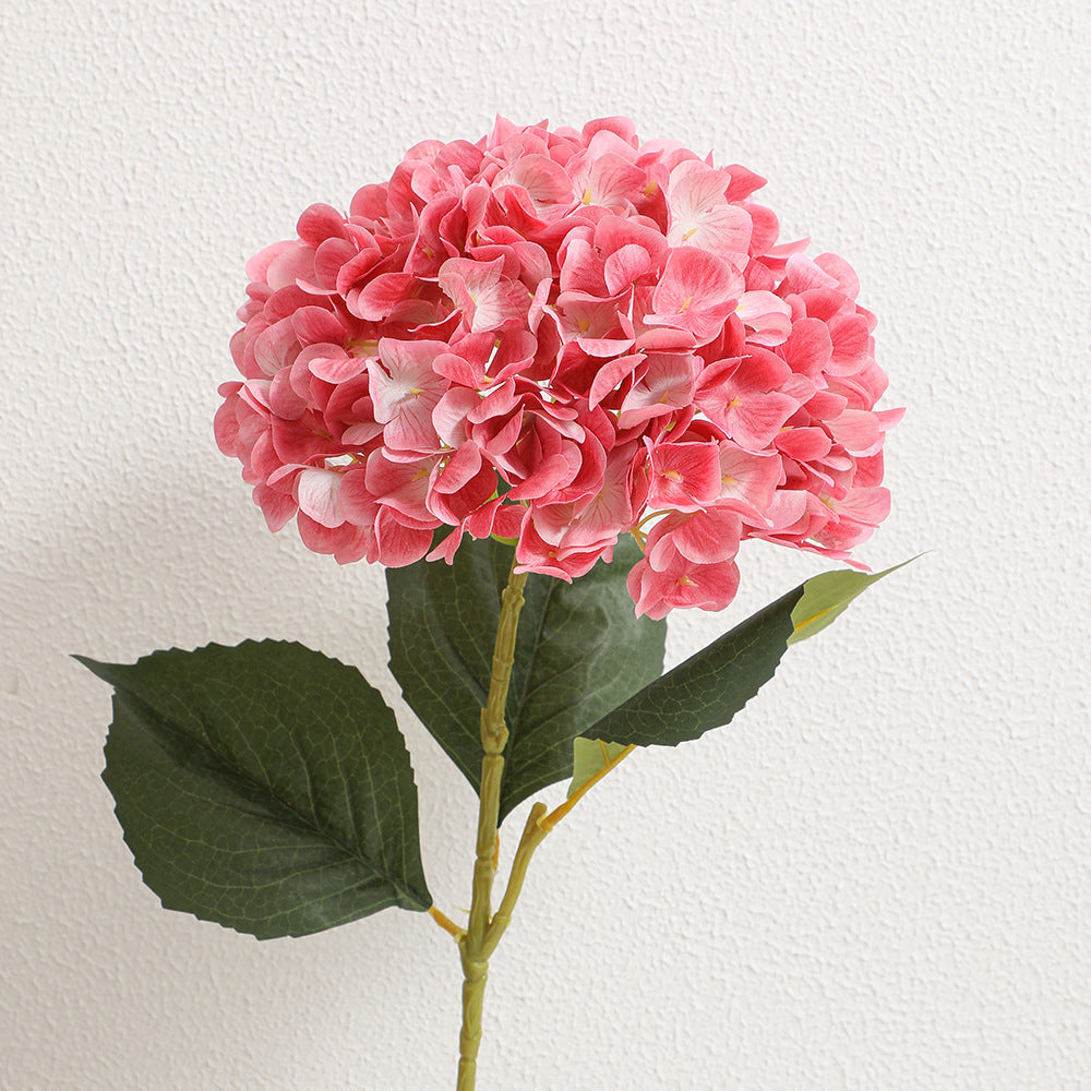 Artificial Hydrangea branch with detailed flowers