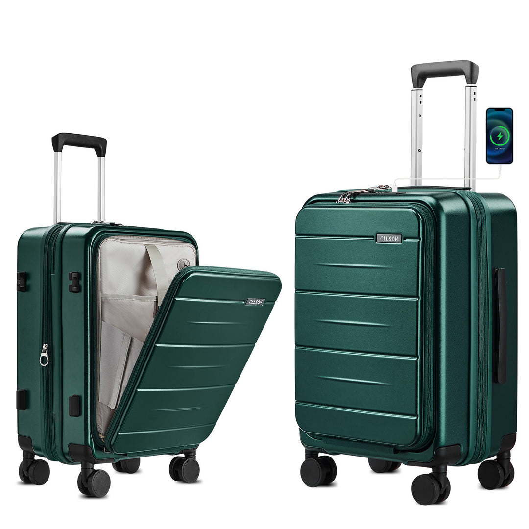 Unisex Smart Hard Shell Cab Carry-On Luggage Kalsten