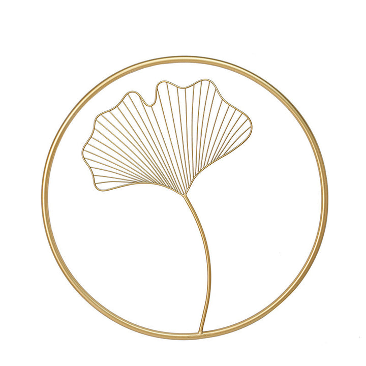 Decorative Metal Ginkgo Leaf Wall Art Kalsten
