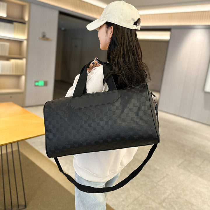 Elegant Travel Bag Made of Durable Artificial Leather with Crocodile Pattern Kalsten