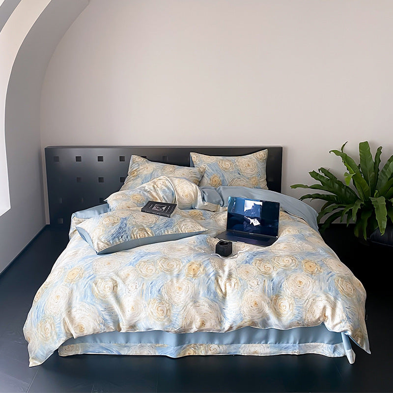 Fine satin bed linen set