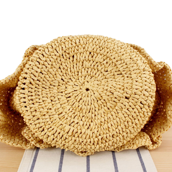 Fashionable Braided Bag with Ruffles Kalsten